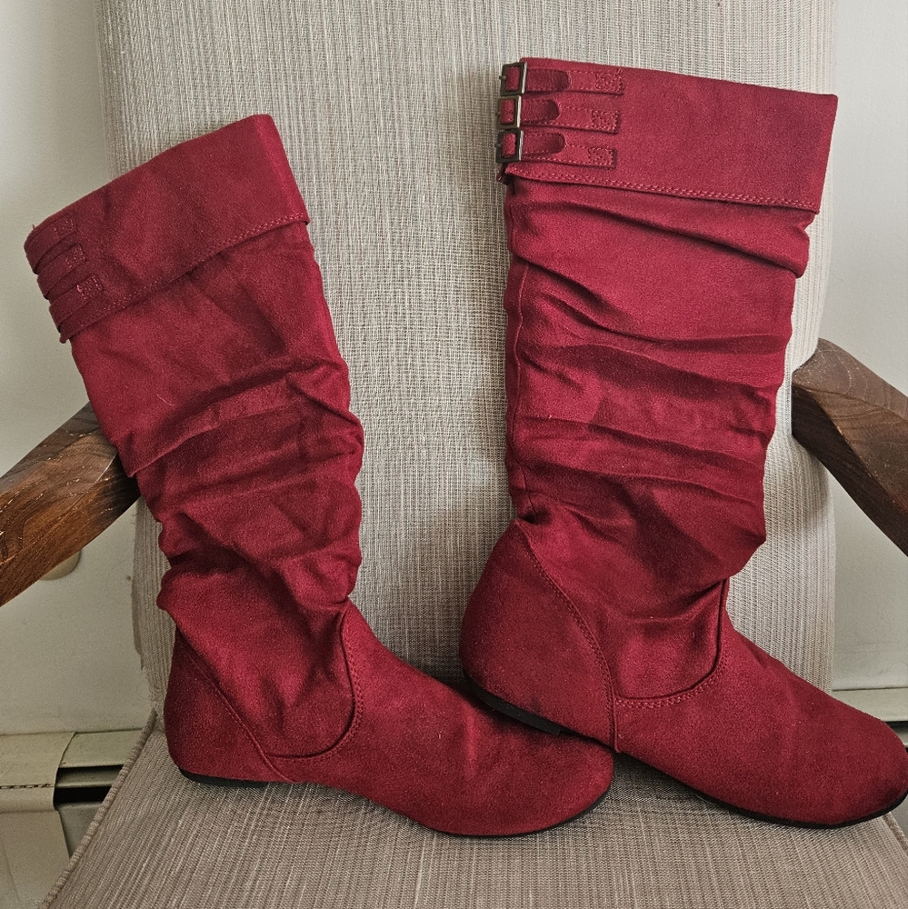 Candies Sueded Slouched Boots Size 8.5